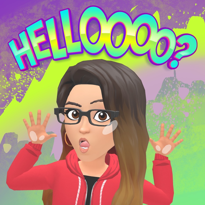  Courtesy of Jennifer Lee
Lee’s bitmoji, saying “HELLOOOO?”