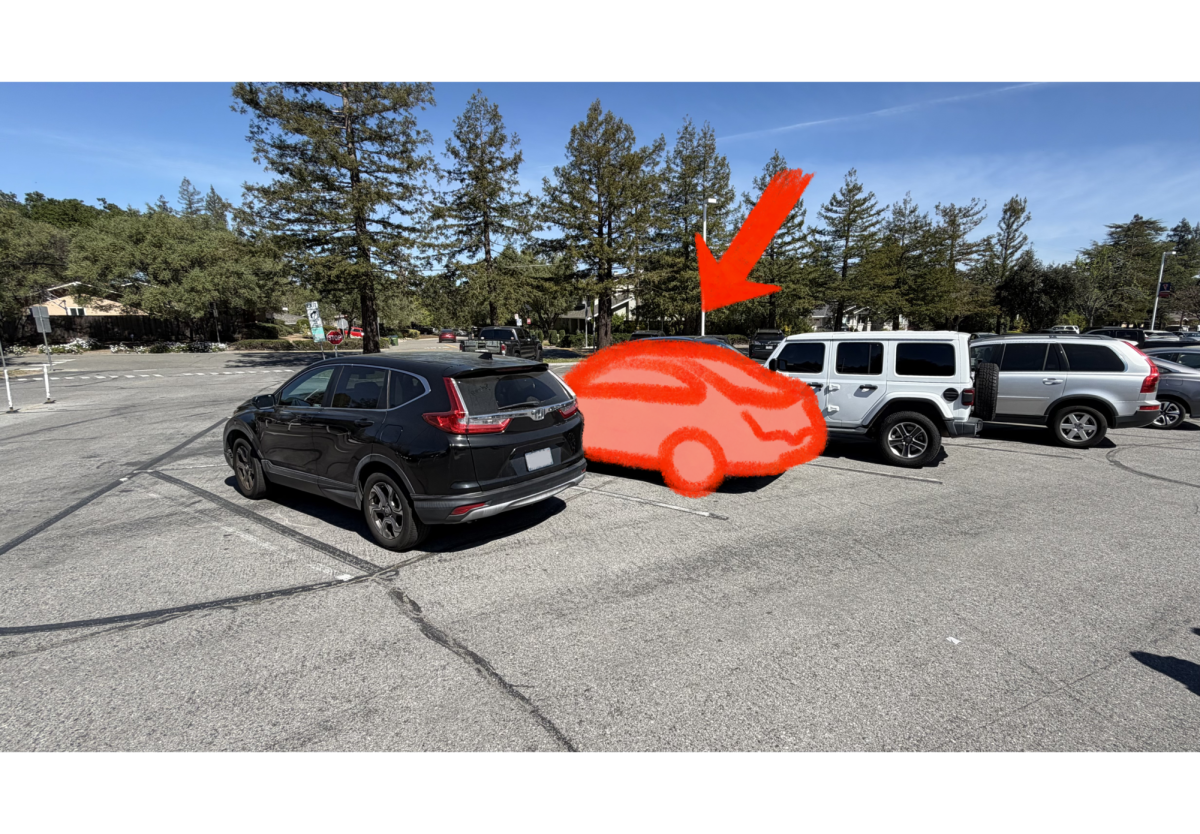 My “undesignated designated” spot junior year (middle row, second spot of the senior lot).