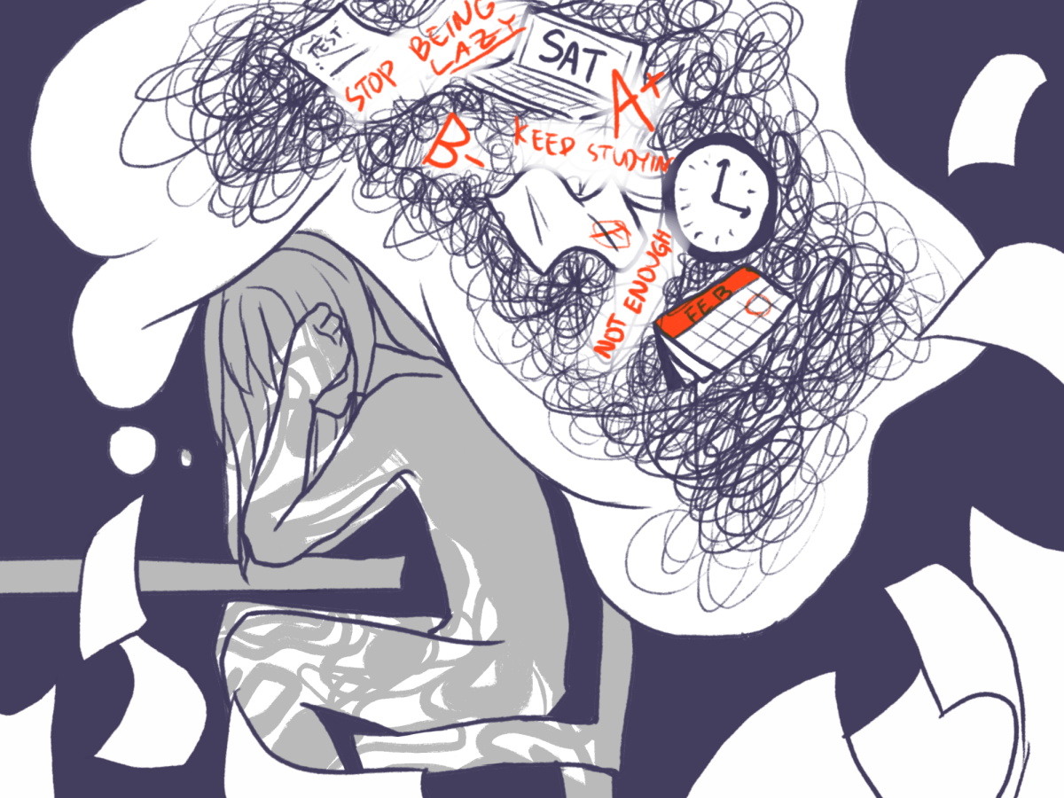 Students feel weighed down by the perceived importance of academics.