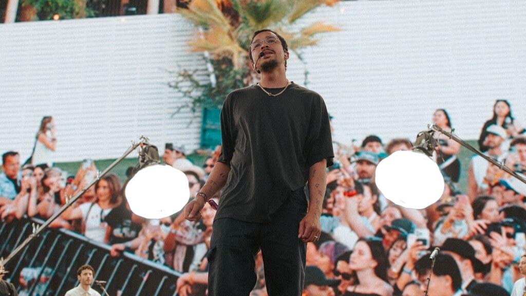  Courtesy of Coachella
Duenas performing at popular music festival Coachella.