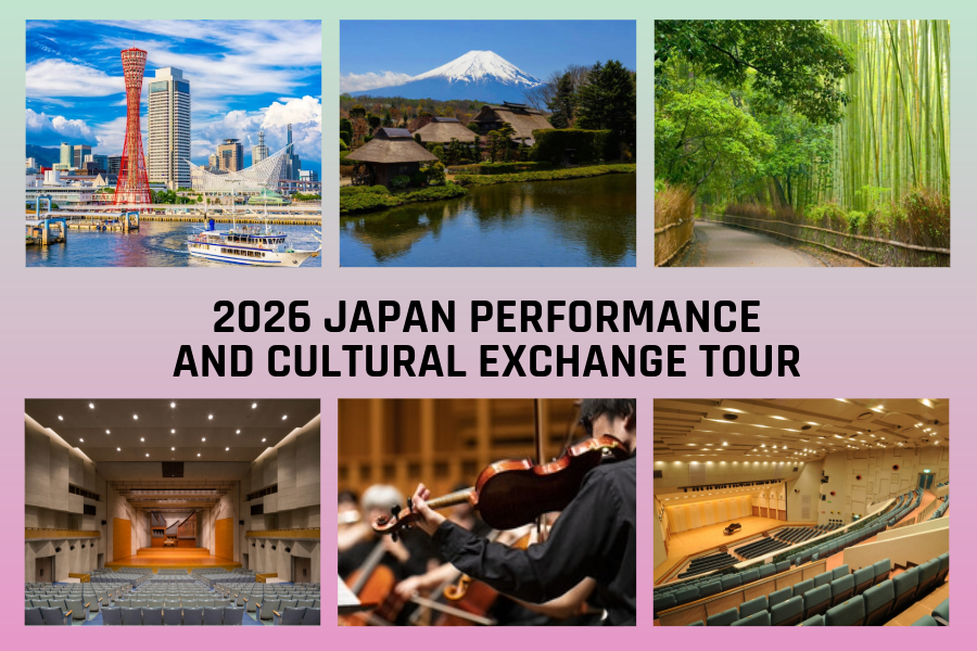 The tour includes cultural exchange opportunities in addition to music performances