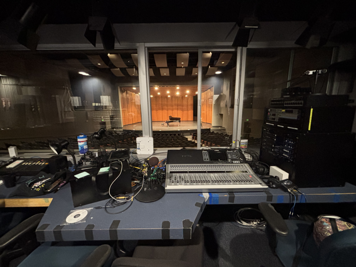 The McAfee operating room controls lighting and stage tools from above.